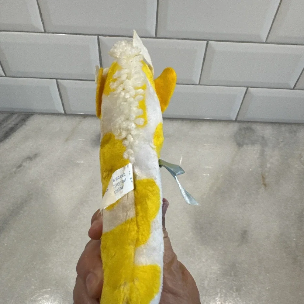 Vintage 1980's Eden‎ Giraffe Plush Rattle